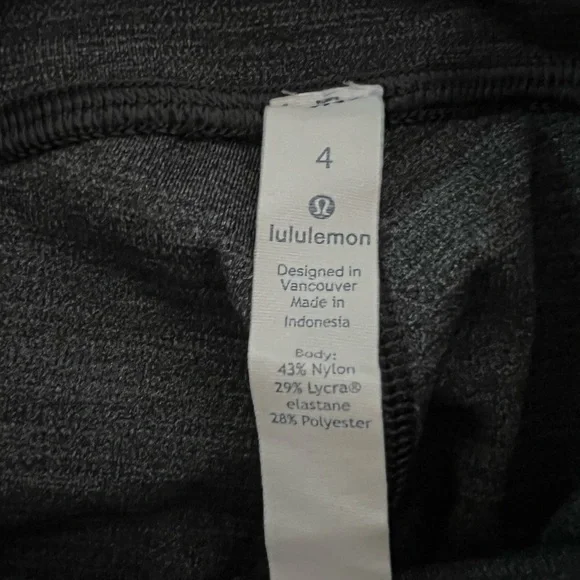 Lululemon Align cropped leggings graphite gray size 4 - Picture 3 of 4